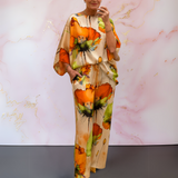 Amara – Floral Satin Set