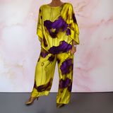 Amara – Floral Satin Set