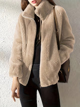 Alina – Soft Teddy Coat