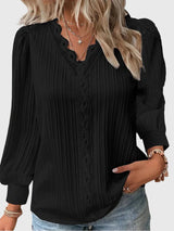 Andrea™ | Elegant Pullover Blouse