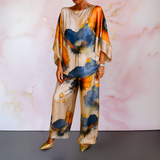 Amara – Floral Satin Set