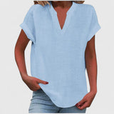 Xavinah | Comfortable V-Neck Blouse