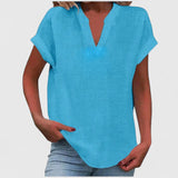Xavinah | Comfortable V-Neck Blouse