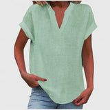 Xavinah | Comfortable V-Neck Blouse