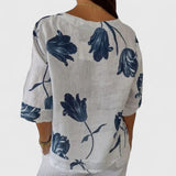 Isabel | Elegant Floral Print Blouse
