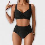 Zoe - Ruffled Bandeau Swimsuit