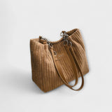 Lora. - Soft Cord Shoulder Bag