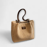 Lora. - Soft Cord Shoulder Bag