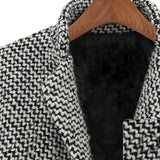 Alida – Classic coat with textured pattern