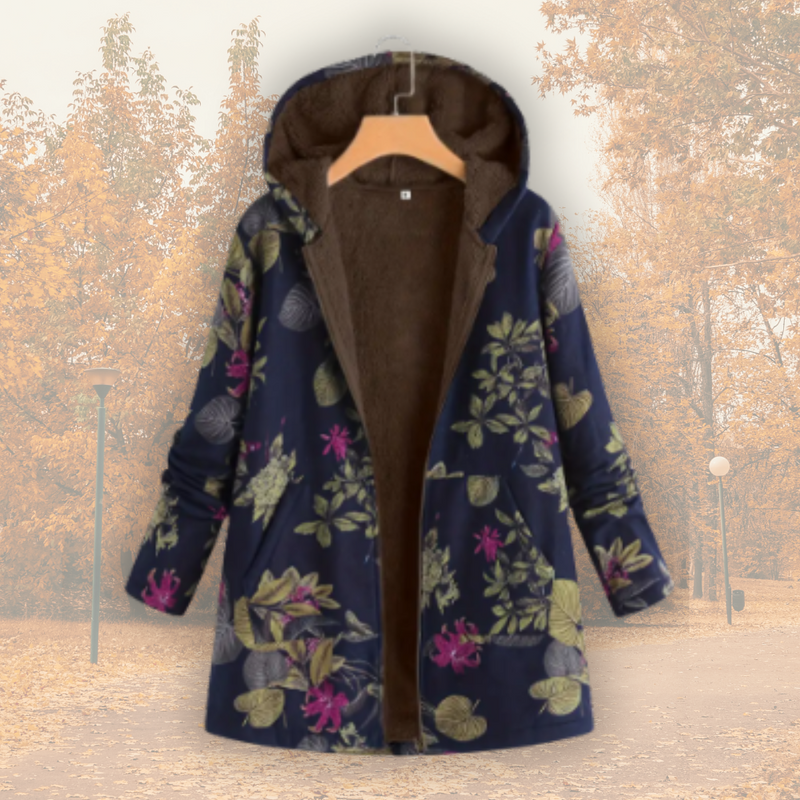 Flora – Fleece Lined Floral Jacket