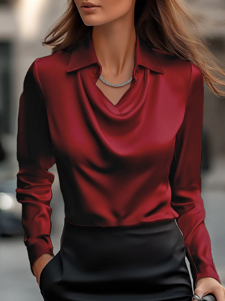 Mary – Satin Blouse
