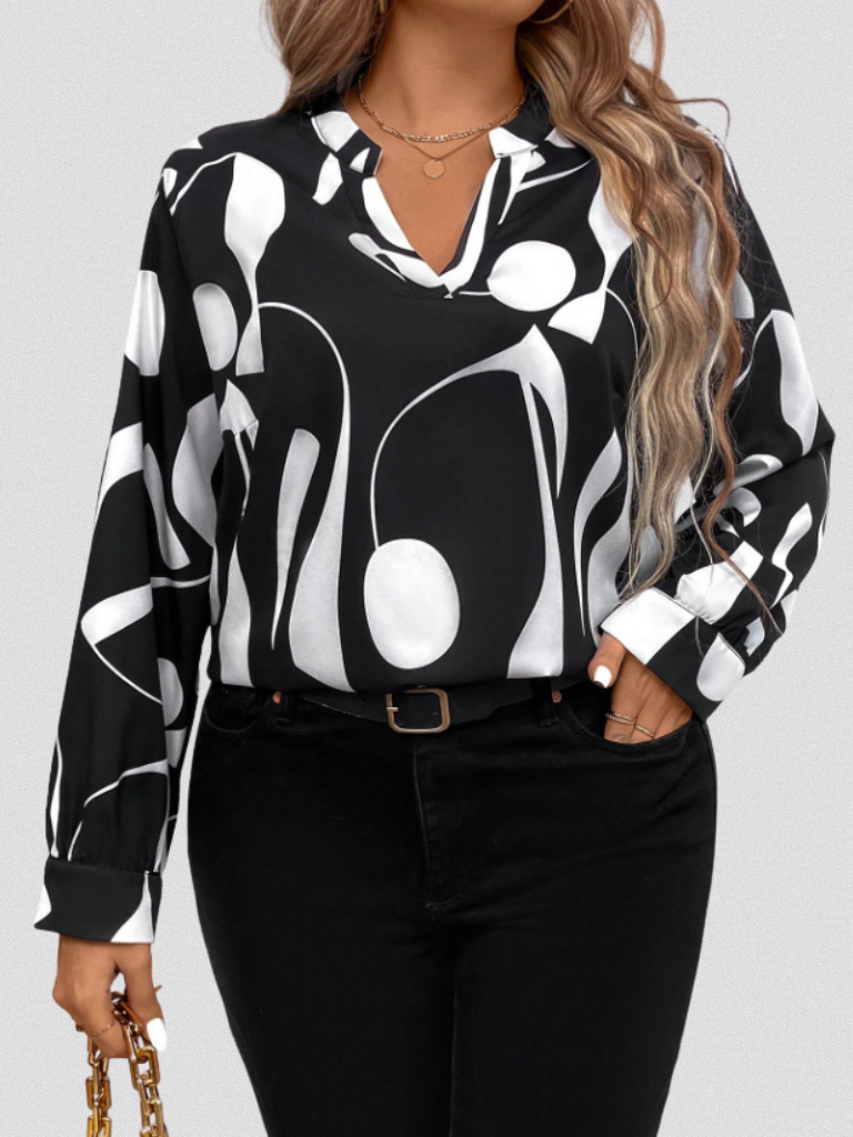 Adele – Abstract Blouse