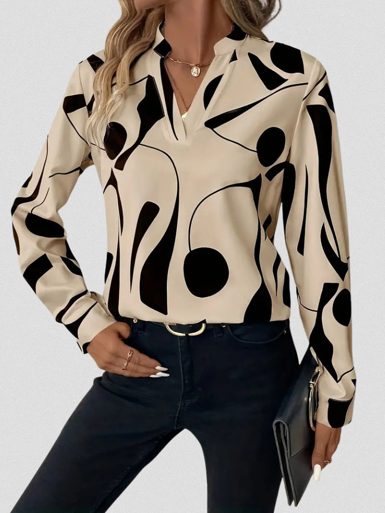Adele – Abstract Blouse