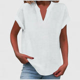 Xavinah | Comfortable V-Neck Blouse
