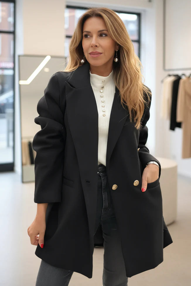 Elena – Double-Breasted Coat