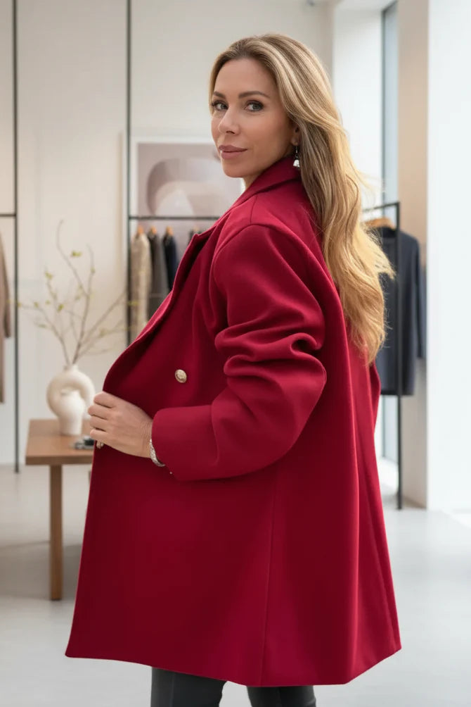 Elena – Double-Breasted Coat