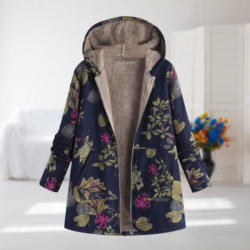 Flora – Fleece Lined Floral Jacket