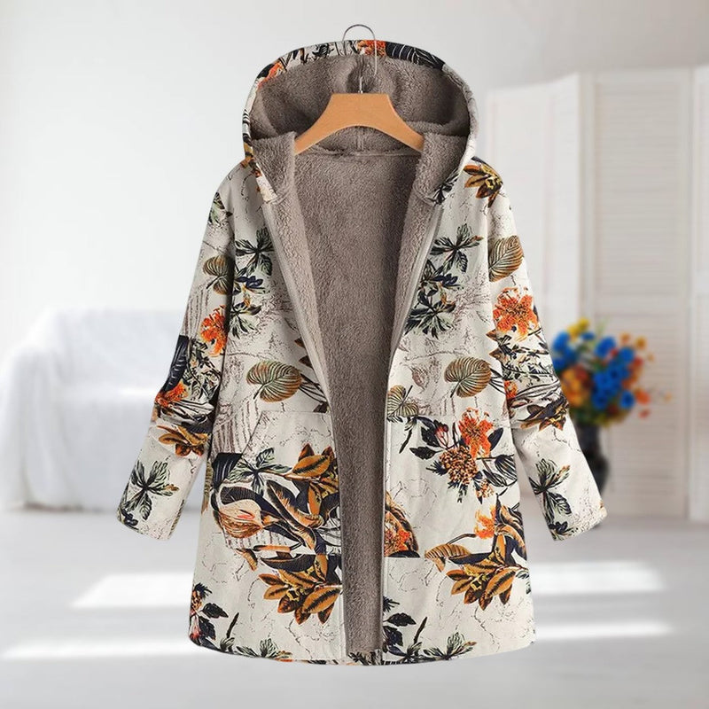 Flora – Fleece Lined Floral Jacket