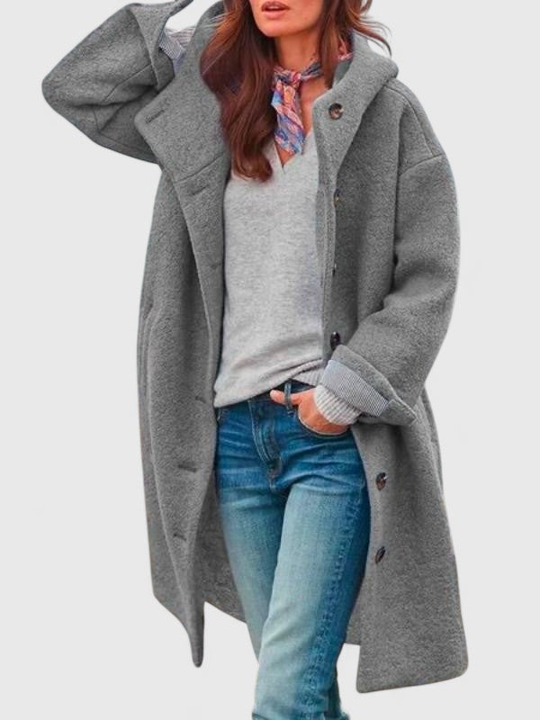 Clara – Cozy Wool Blend Coat