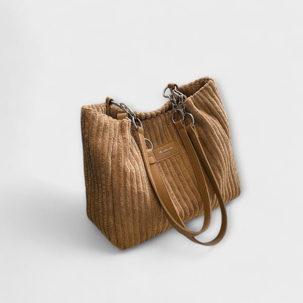 Lora. - Soft Cord Shoulder Bag