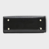 Lora. - Glossy Crocodile Pattern Handbag