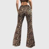 Leopard Bootcut Pants