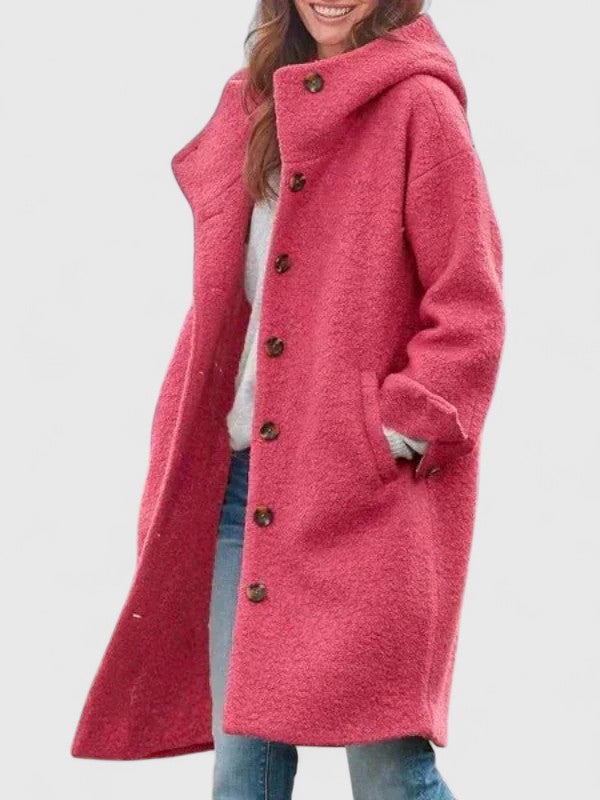 Clara – Cozy Wool Blend Coat